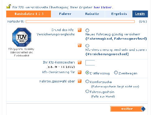 KFZ-Versicherung - Versicherungsvergleich von Versicherung-Broker.de